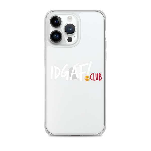 IDGAF.club iPhone Cases