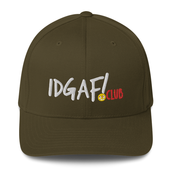 IDGAF.club Structured Twill Cap