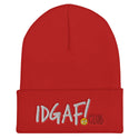 IDGAF.club Cuffed Beanie