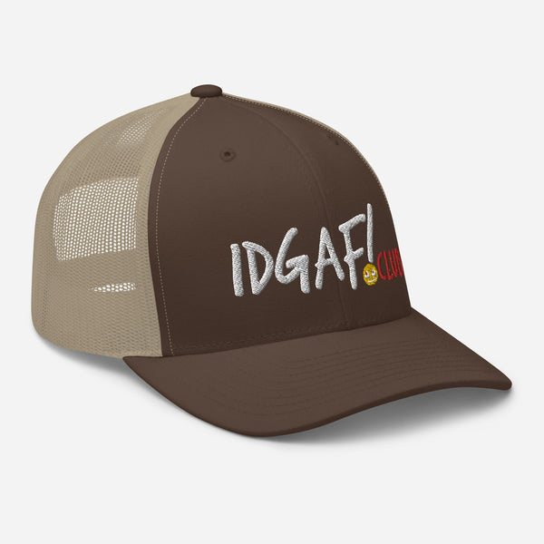 IDGAF.club Adjustable Trucker Cap