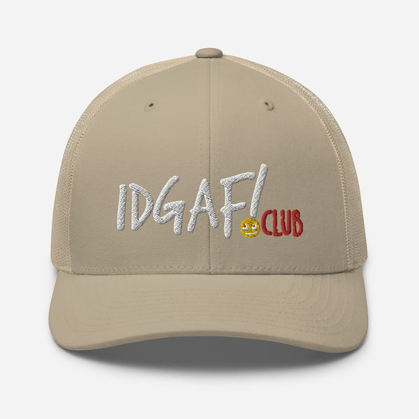 IDGAF.club Adjustable Trucker Cap