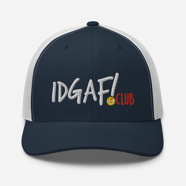 IDGAF.club Adjustable Trucker Cap