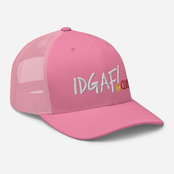 IDGAF.club Adjustable Trucker Cap