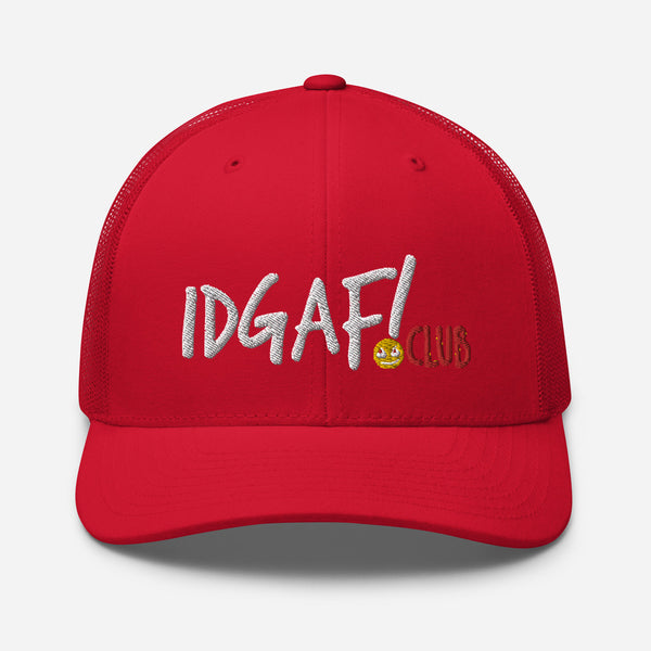 IDGAF.club Adjustable Trucker Cap